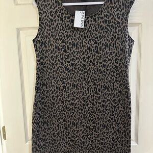Nine West Animal Print Mini Dress